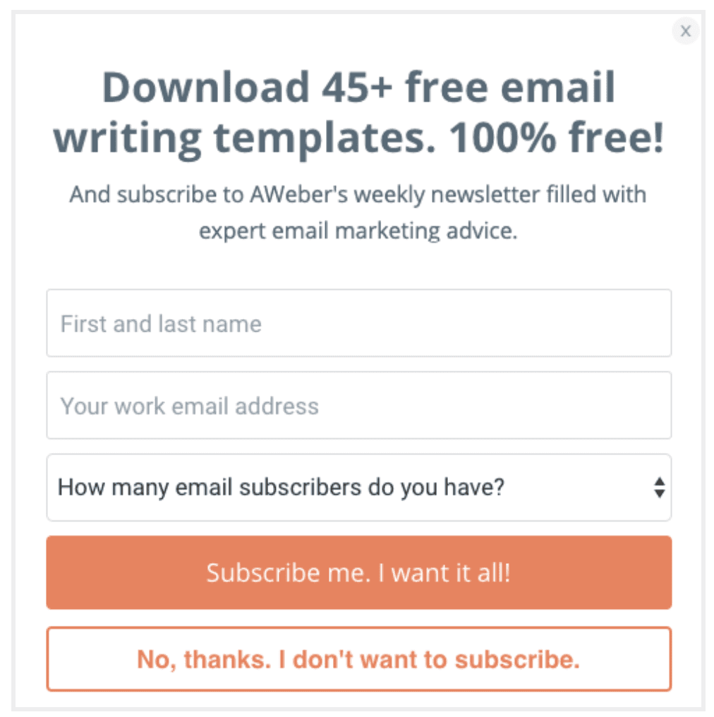 Email Opt-in Form