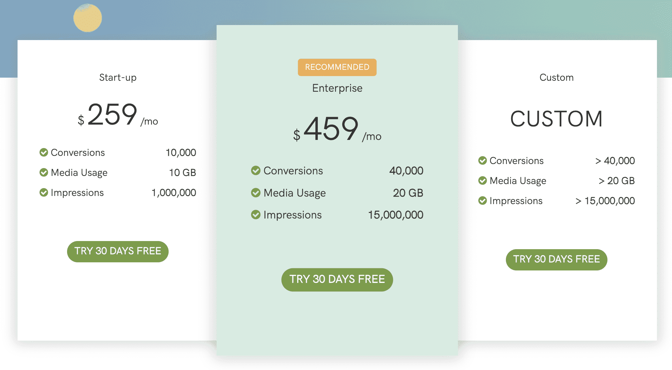 Offerslook Pricing Plans