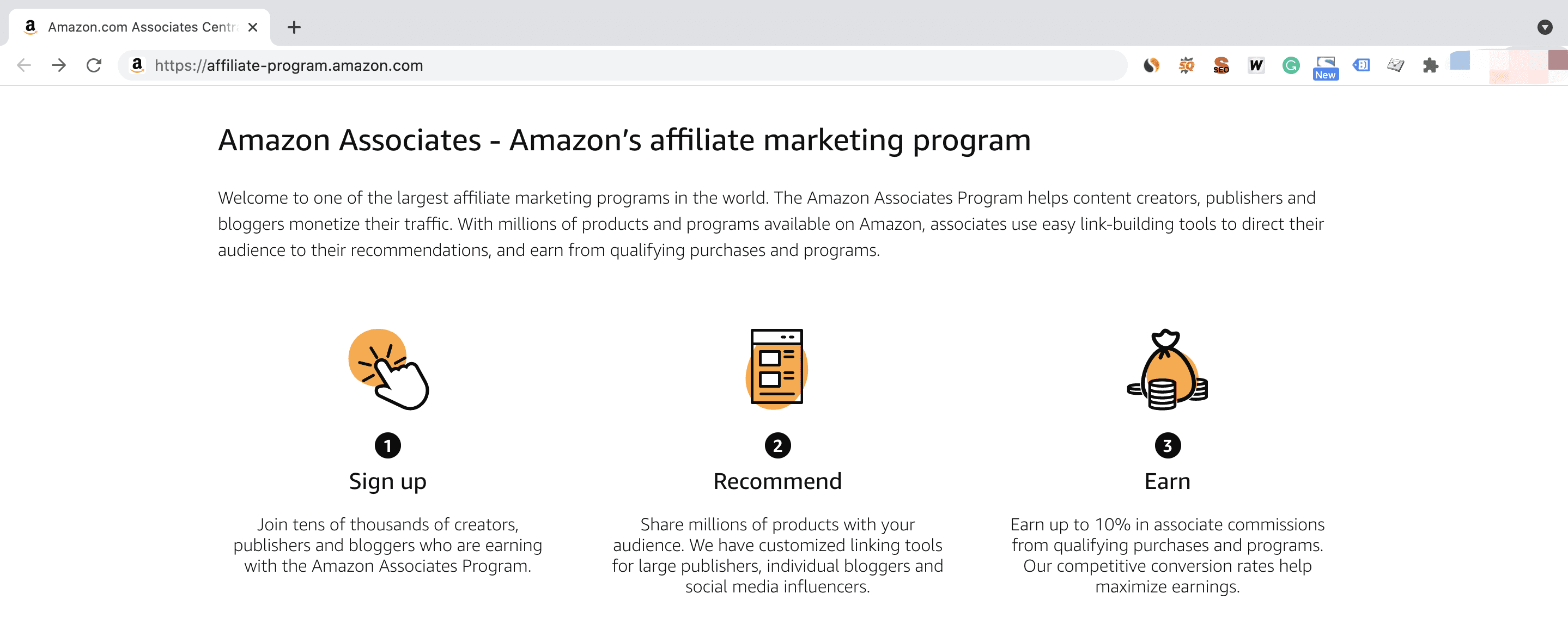 Amazon Affiliate Program