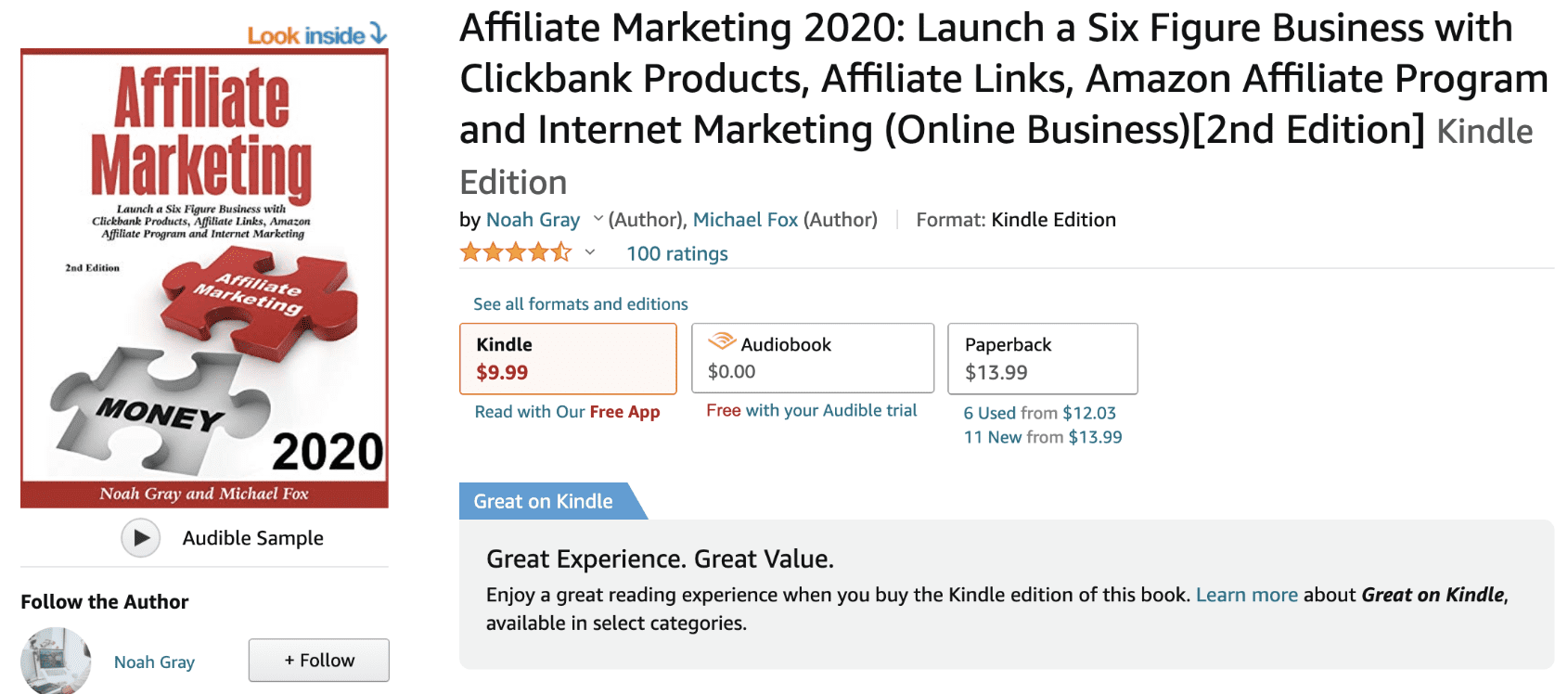 Affiliate Marketing 2020 by Noah Gray