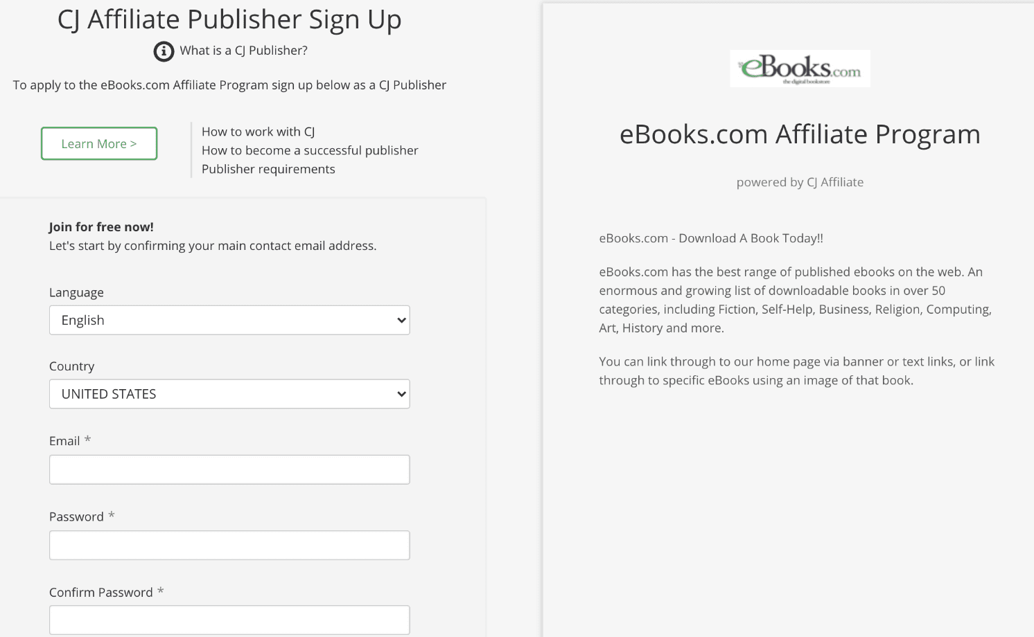 Ebook Affiliate Program