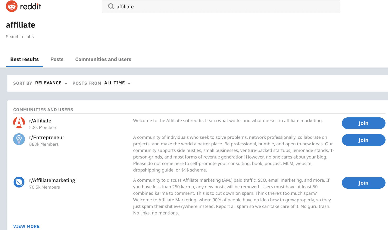 Reddit Affiliate